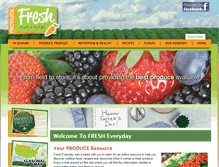Tablet Screenshot of fresheverydayproduce.com